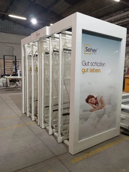 Bed display stand
